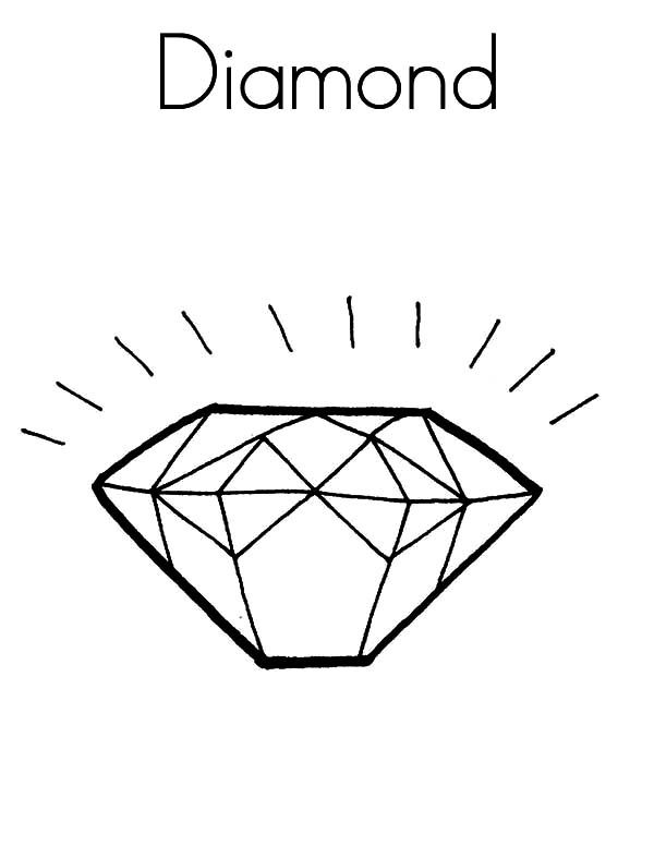 109 Sparkling Diamond Coloring Pages Printable 18