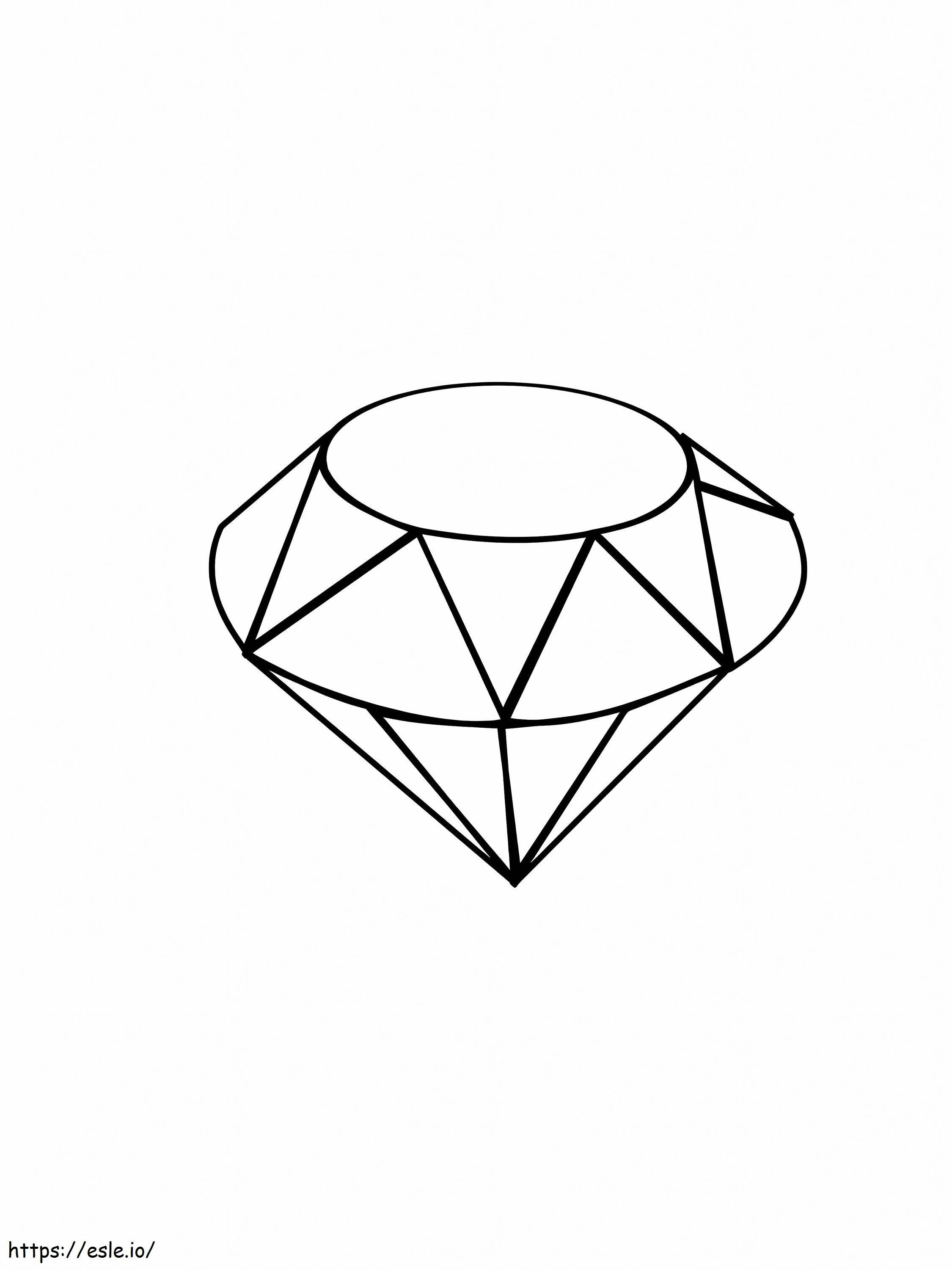 109 Sparkling Diamond Coloring Pages Printable 19