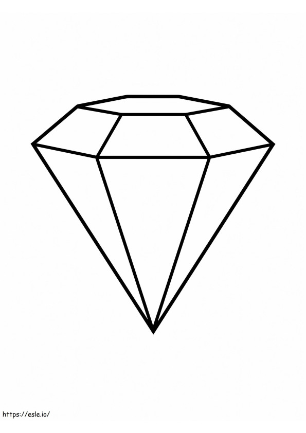 109 Sparkling Diamond Coloring Pages Printable 25