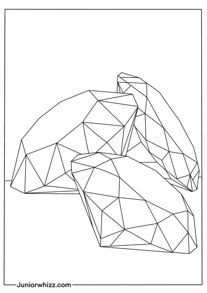 109 Sparkling Diamond Coloring Pages Printable 26