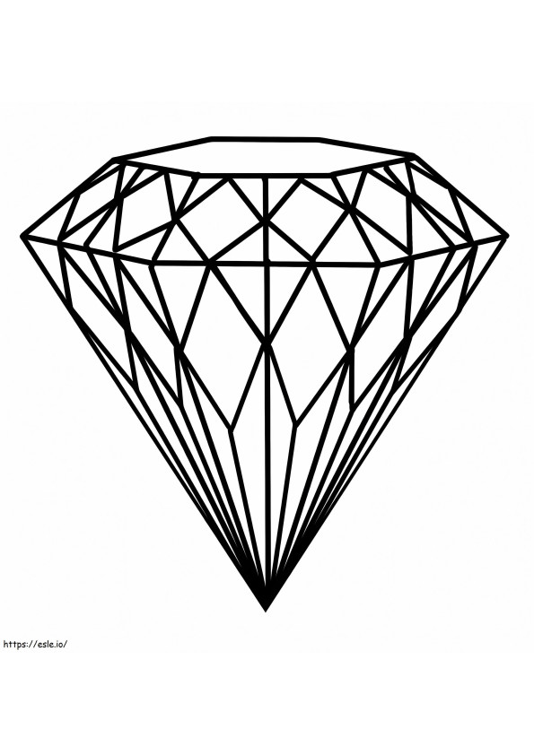 109 Sparkling Diamond Coloring Pages Printable 36