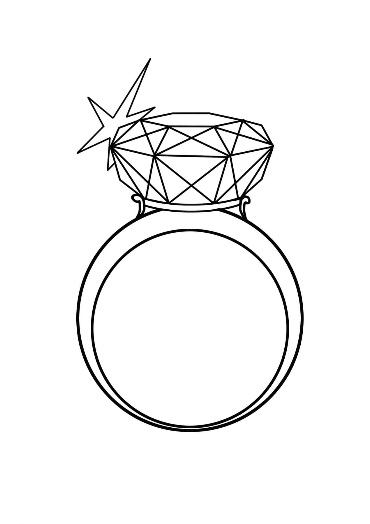 109 Sparkling Diamond Coloring Pages Printable 54