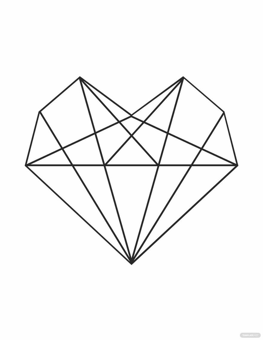 109 Sparkling Diamond Coloring Pages Printable 55