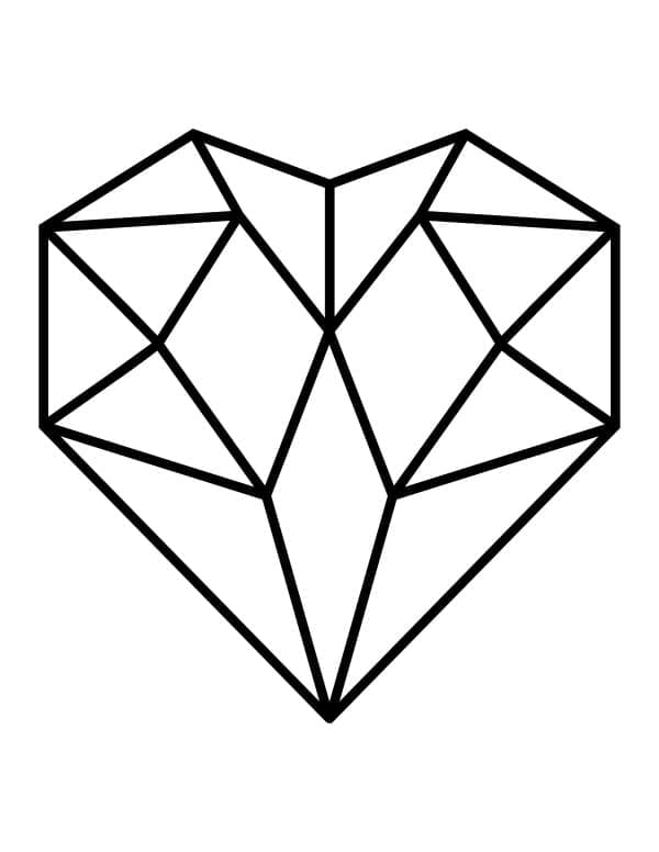 109 Sparkling Diamond Coloring Pages Printable 93