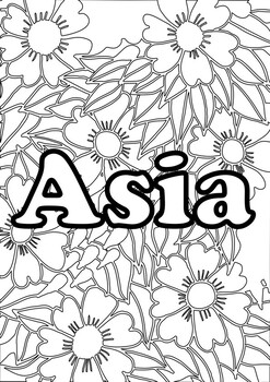 114 Asia Coloring Pages Printable 102