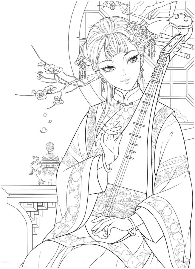 114 Asia Coloring Pages Printable 109