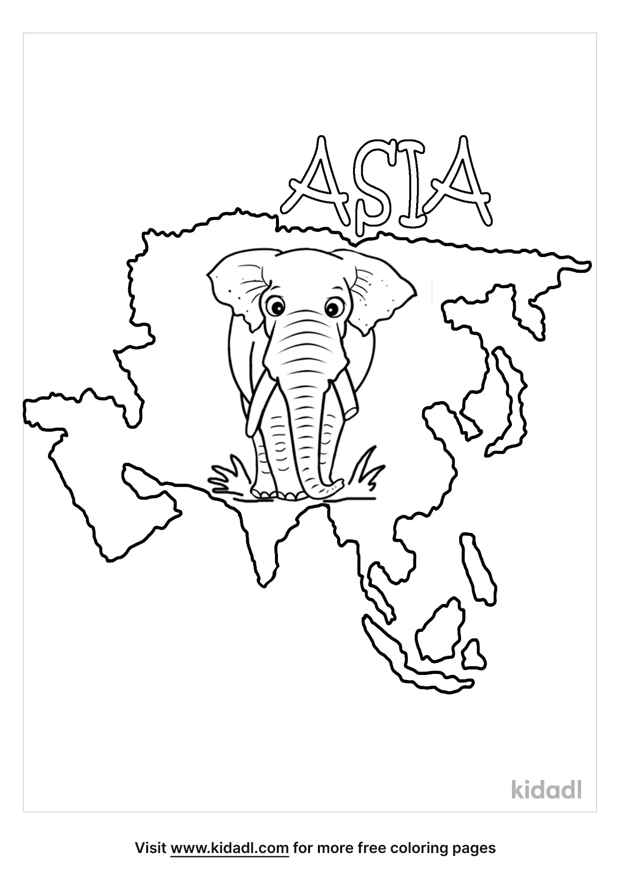 114 Asia Coloring Pages Printable 16