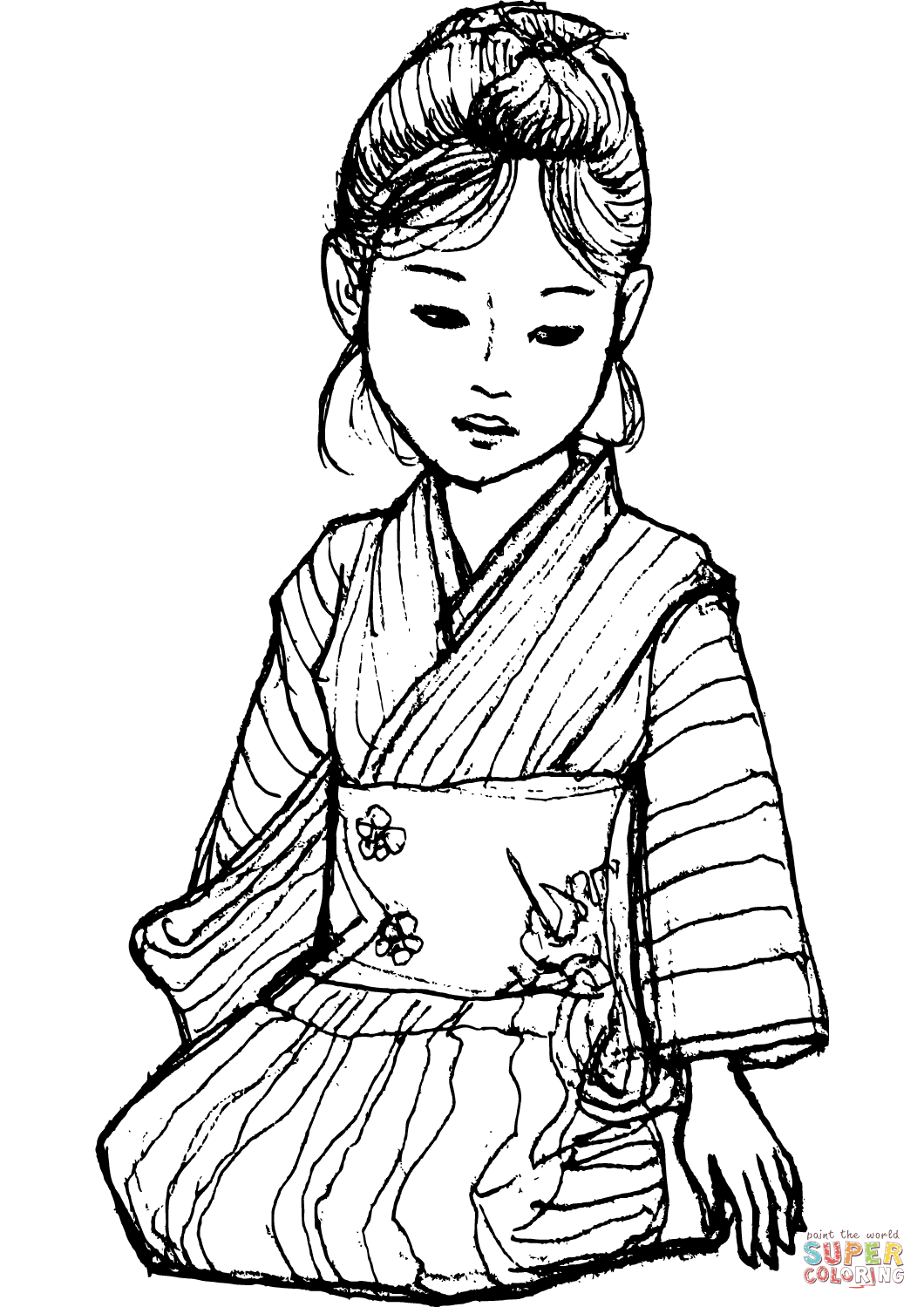 114 Asia Coloring Pages Printable 18