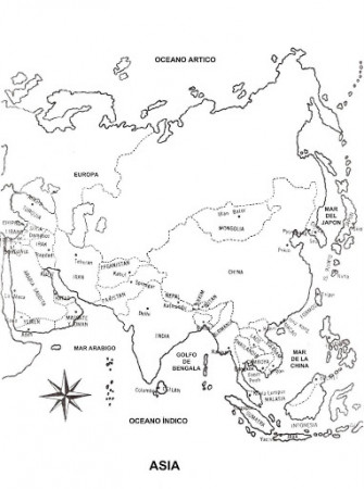 114 Asia Coloring Pages Printable 25