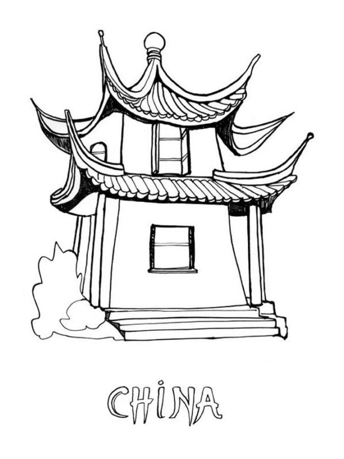 114 Asia Coloring Pages Printable 27