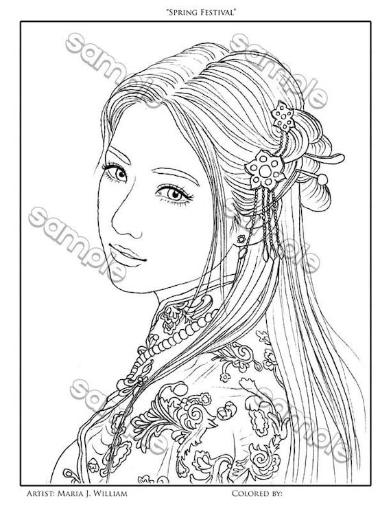 114 Asia Coloring Pages Printable 34