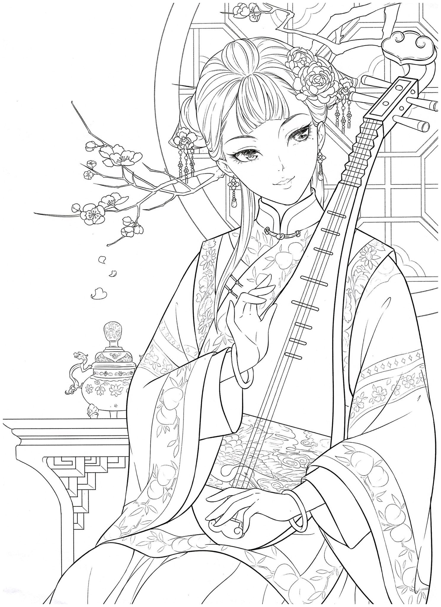 114 Asia Coloring Pages Printable 4