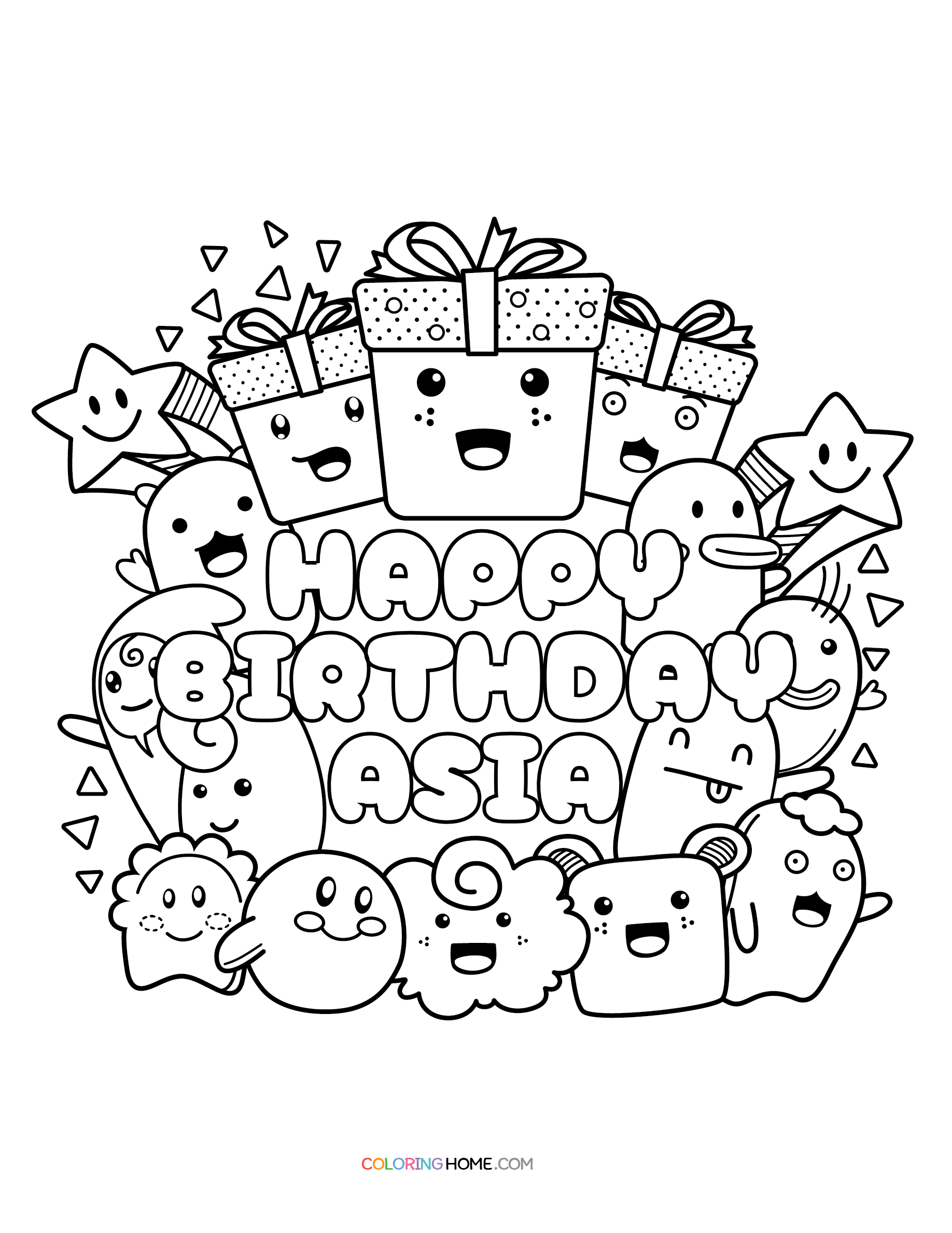 114 Asia Coloring Pages Printable 50