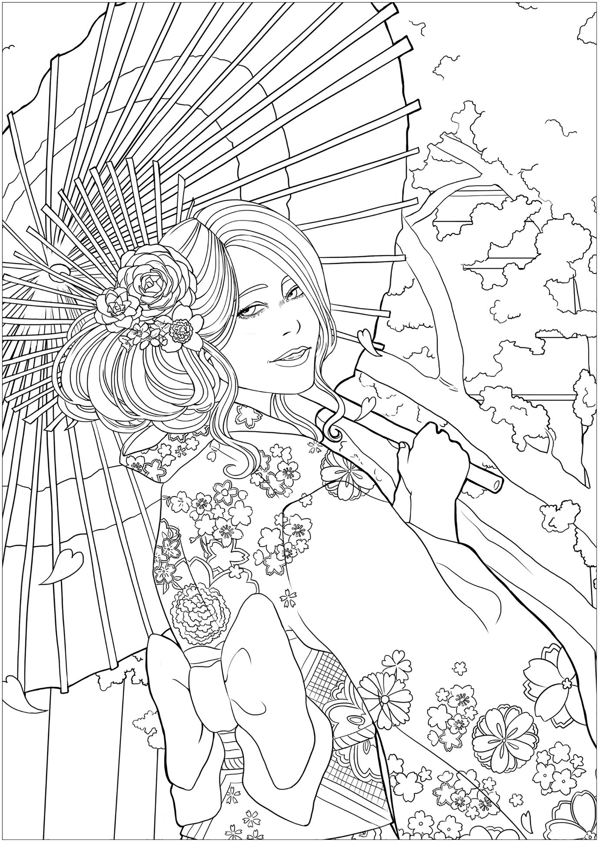 114 Asia Coloring Pages Printable 63