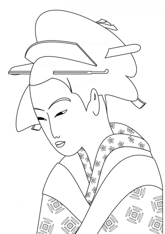 114 Asia Coloring Pages Printable 74