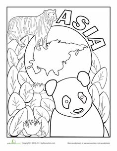 114 Asia Coloring Pages Printable 75