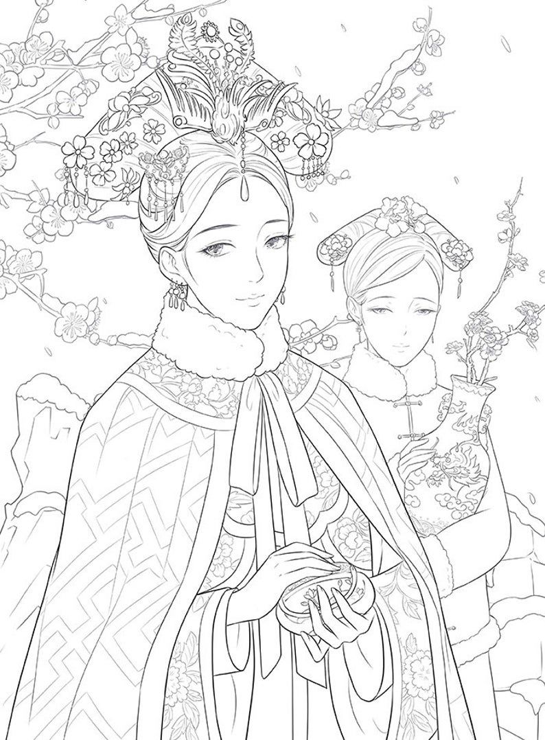 114 Asia Coloring Pages Printable 8