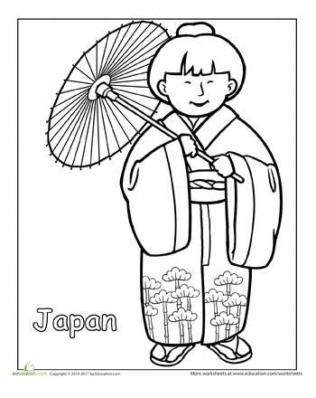 114 Asia Coloring Pages Printable 80