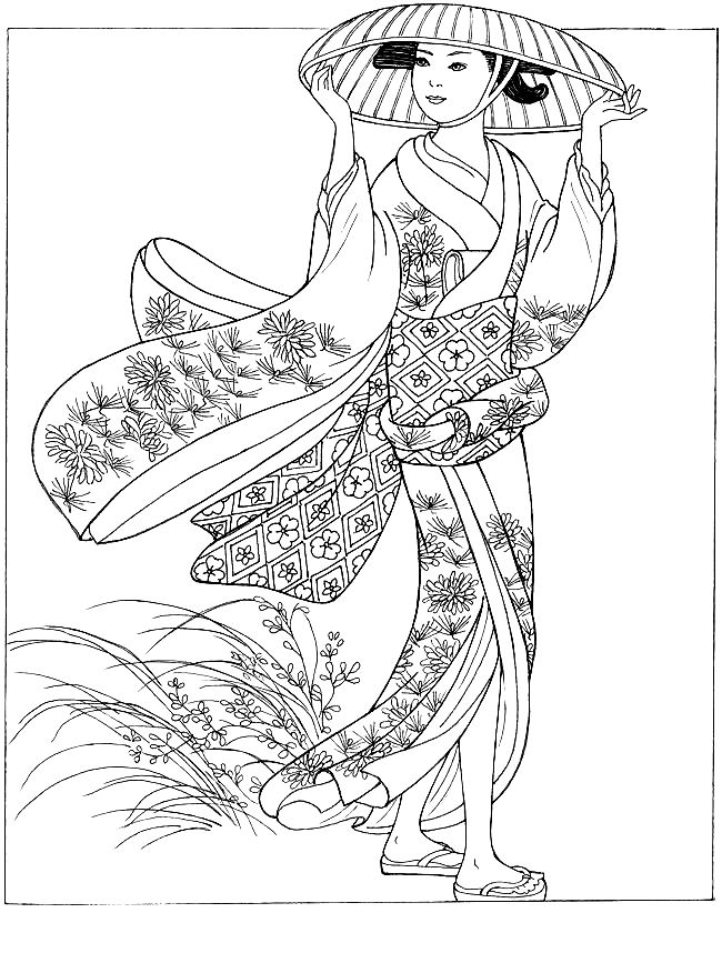 114 Asia Coloring Pages Printable 85