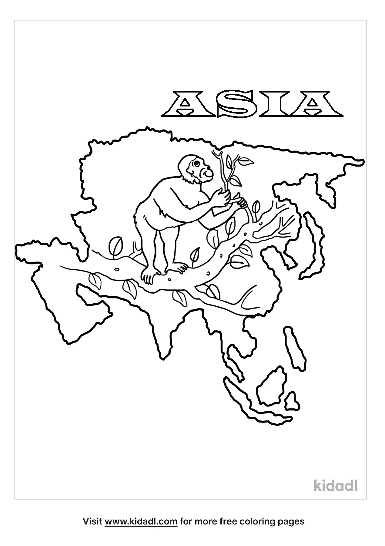 114 Asia Coloring Pages Printable 99