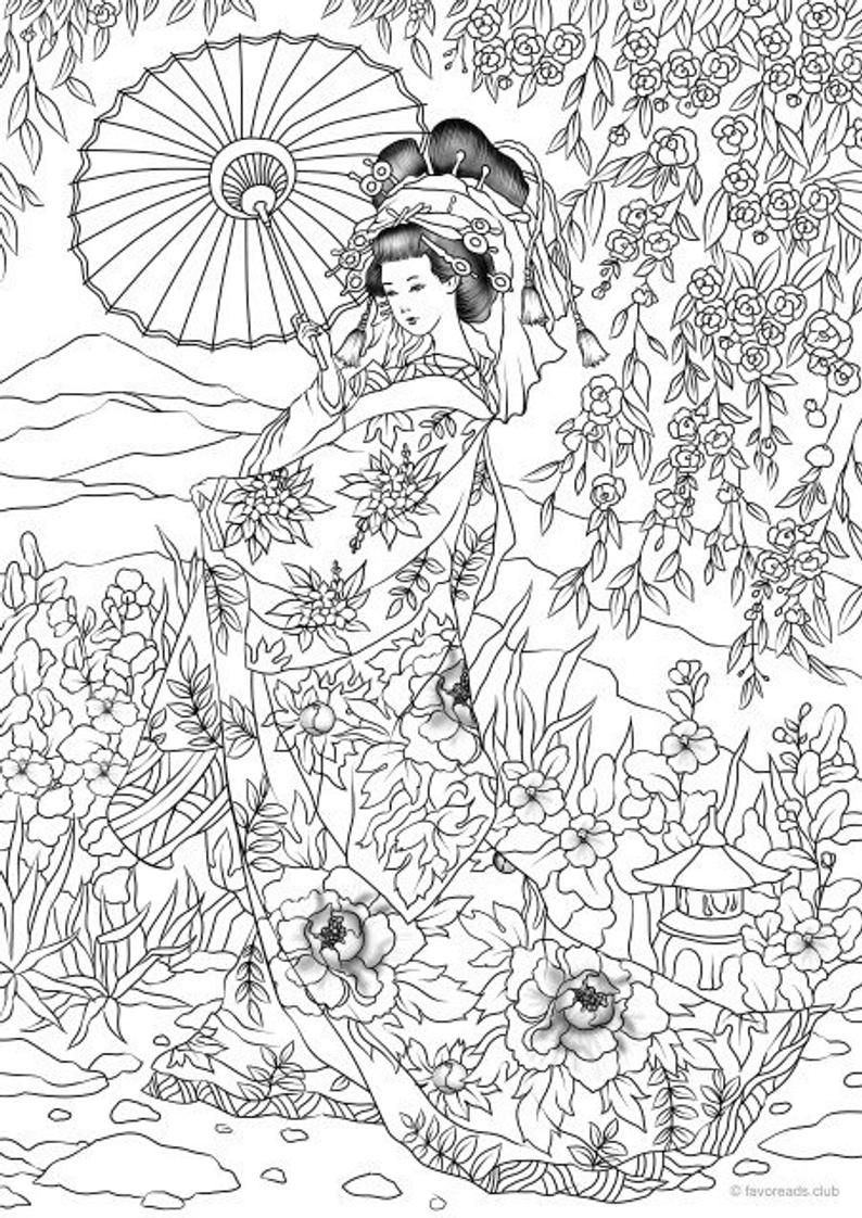 115 Japan Coloring Pages Printable 103