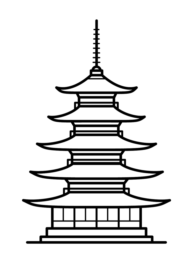 115 Japan Coloring Pages Printable 11