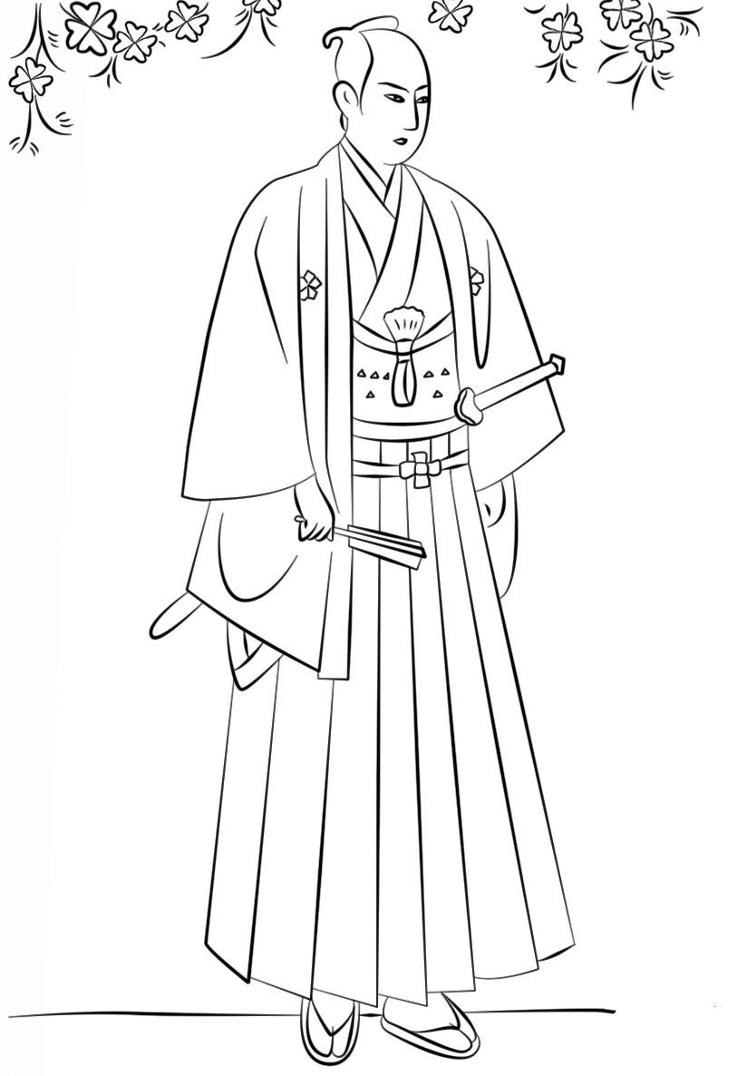 115 Japan Coloring Pages Printable 111