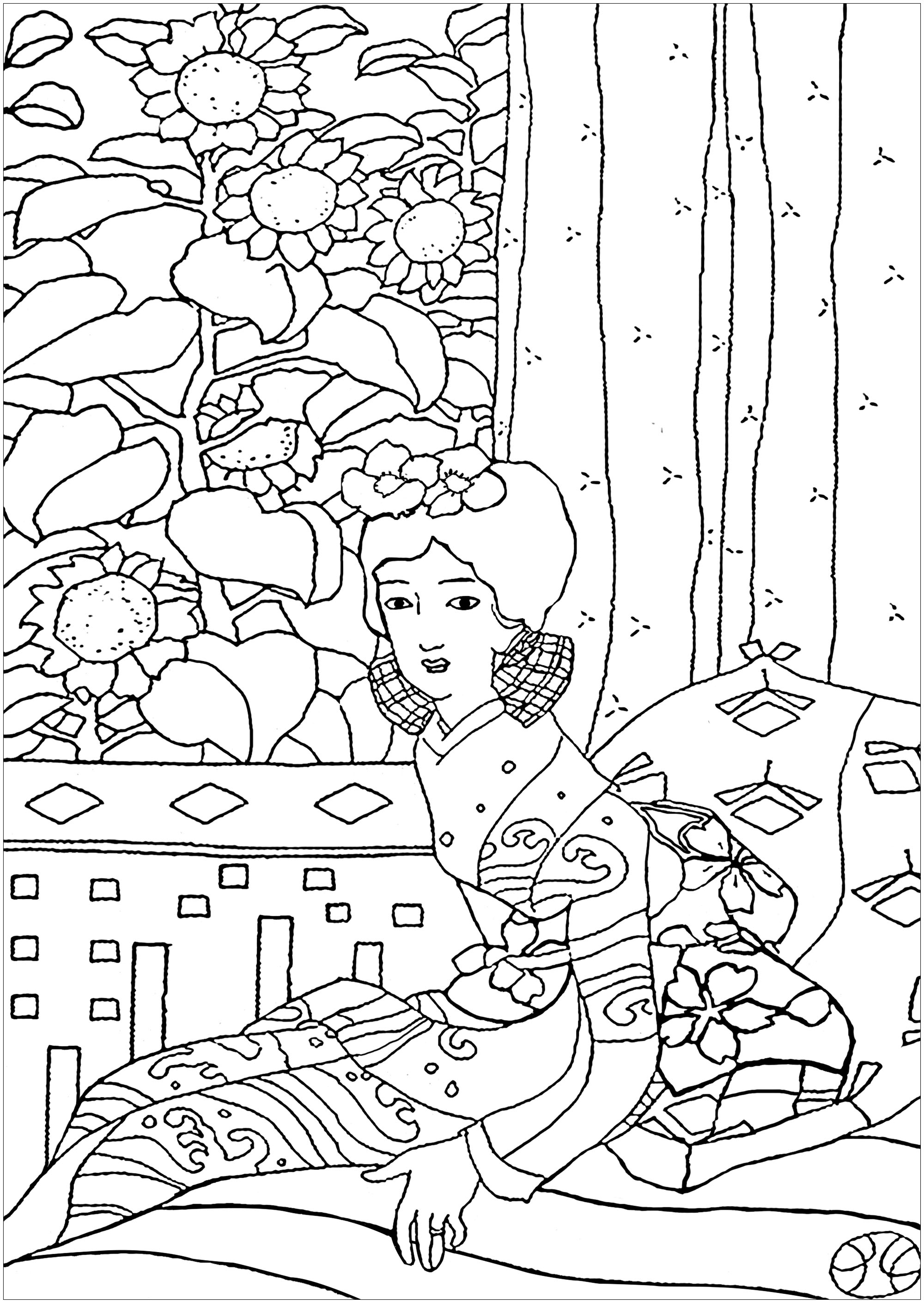 115 Japan Coloring Pages Printable 16