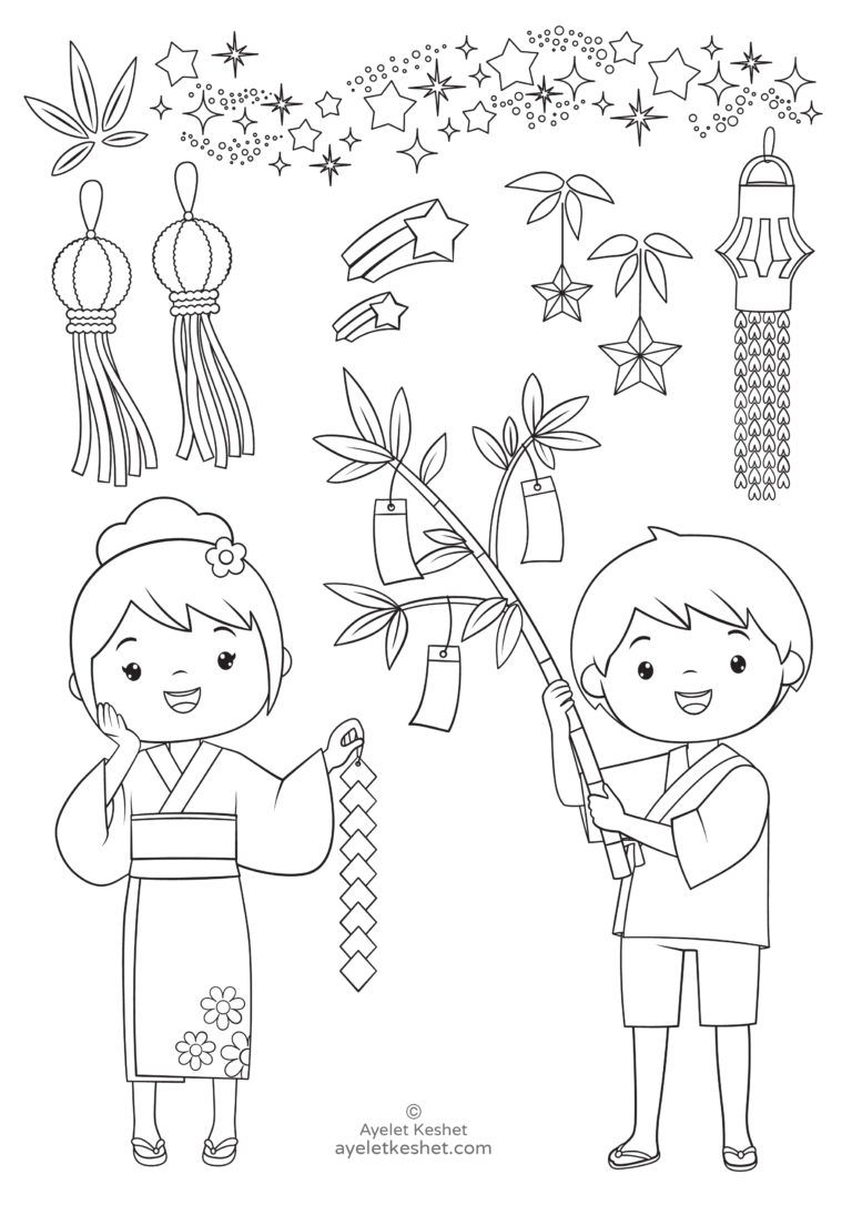 115 Japan Coloring Pages Printable 18