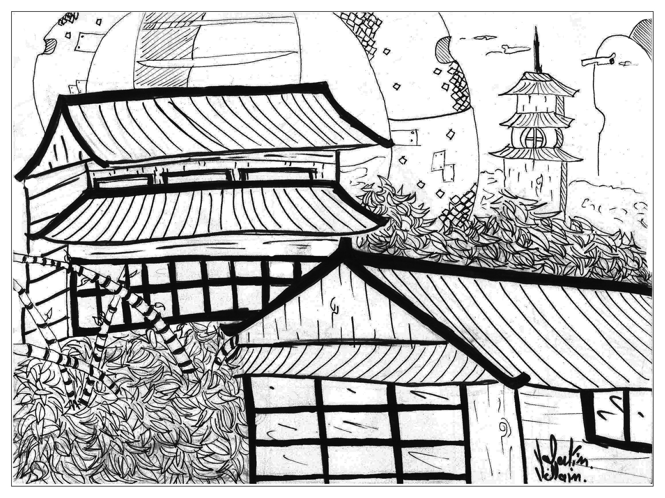 115 Japan Coloring Pages Printable 28