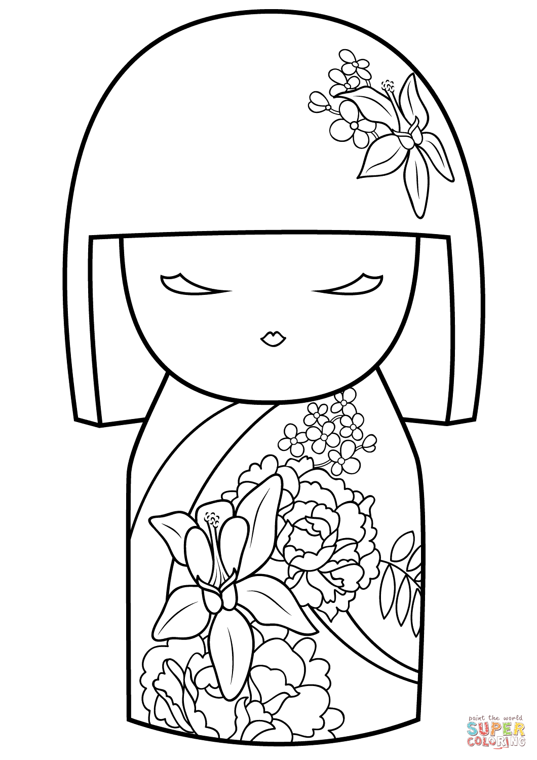 115 Japan Coloring Pages Printable 45