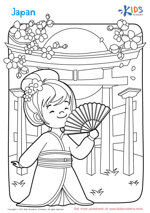 115 Japan Coloring Pages Printable 55