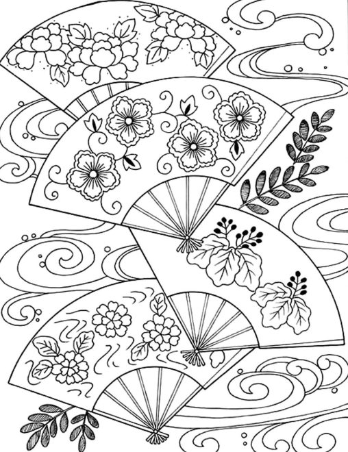 115 Japan Coloring Pages Printable 56