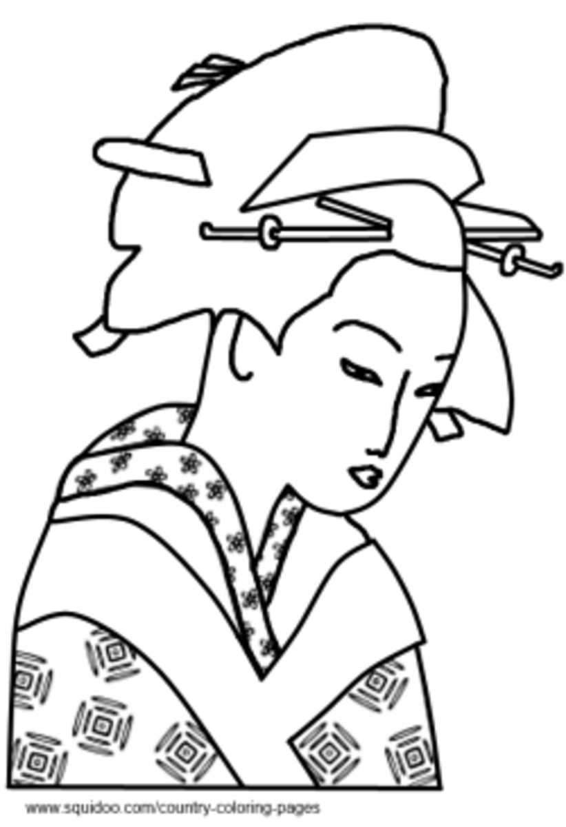 115 Japan Coloring Pages Printable 75