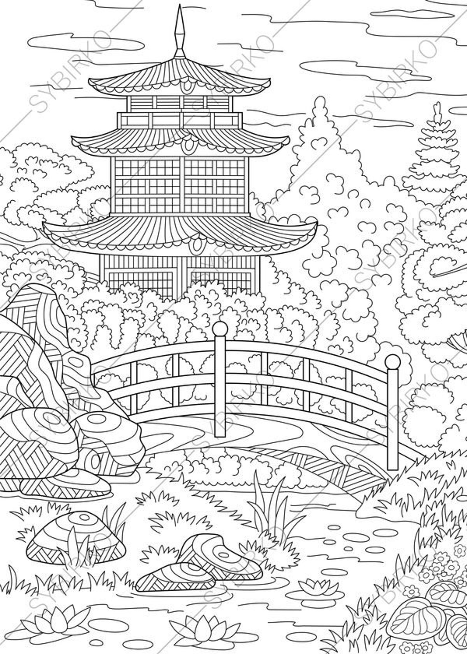 115 Japan Coloring Pages Printable 94