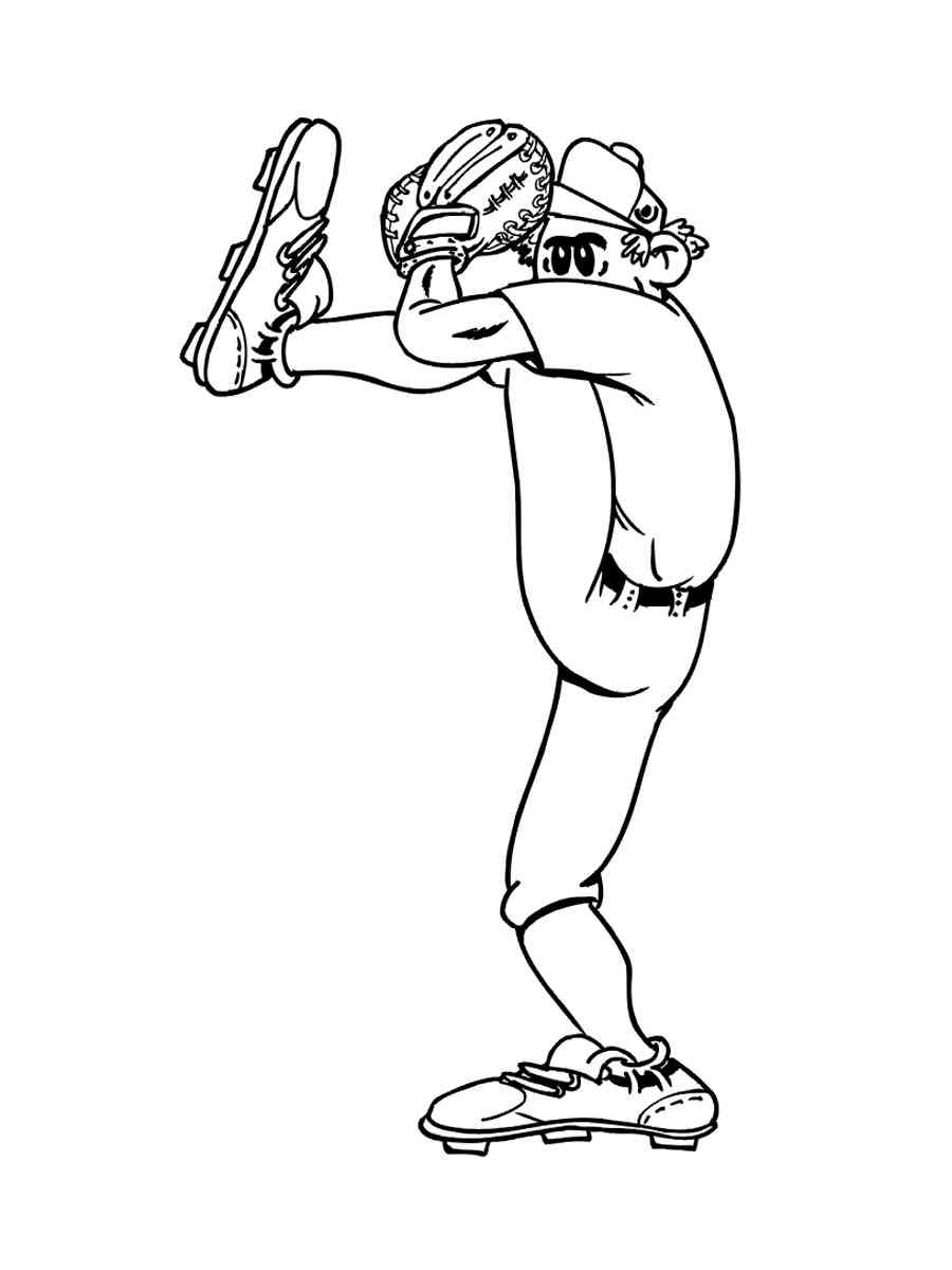 115 Softball Coloring Pages Printable 101