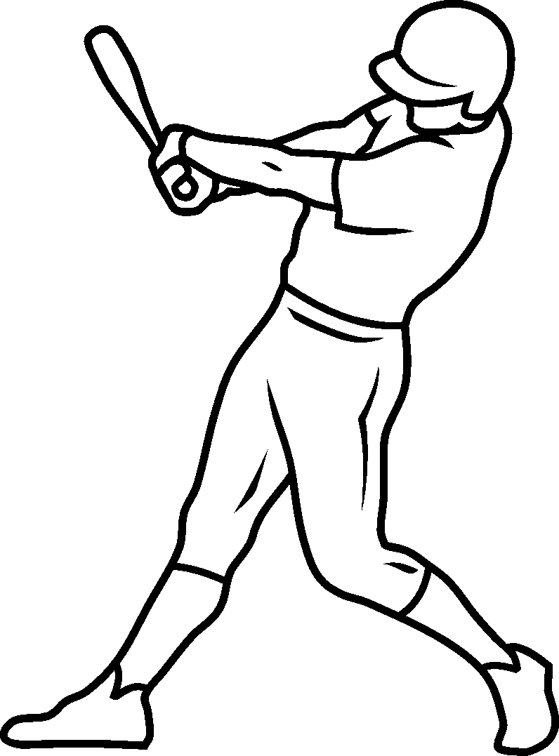 115 Softball Coloring Pages Printable 105