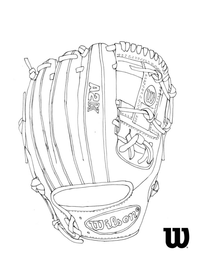 115 Softball Coloring Pages Printable 110