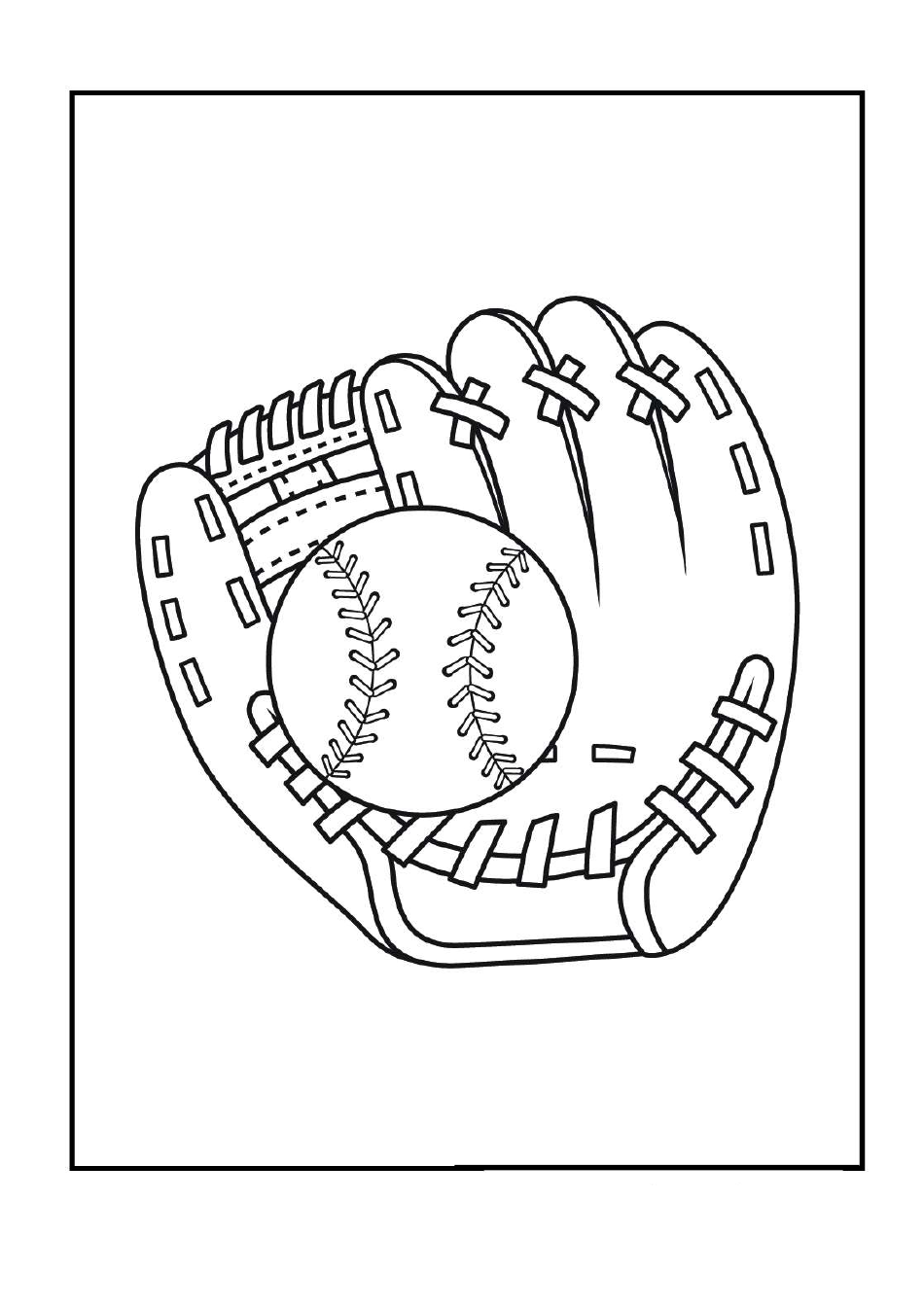 115 Softball Coloring Pages Printable 113