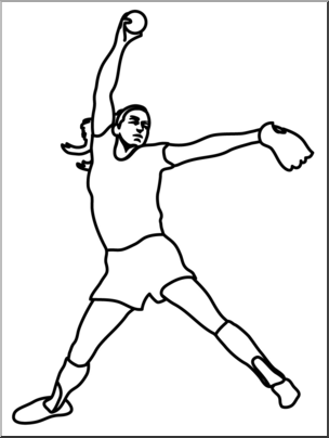 115 Softball Coloring Pages Printable 25