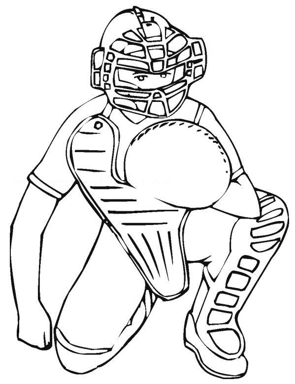 115 Softball Coloring Pages Printable 4