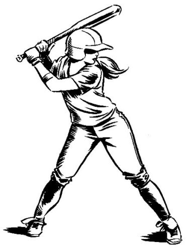 115 Softball Coloring Pages Printable 62