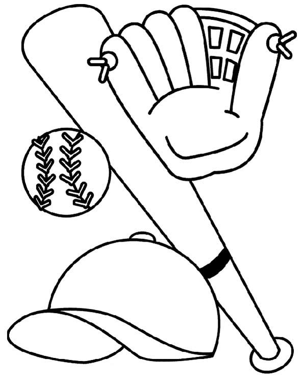 115 Softball Coloring Pages Printable 7