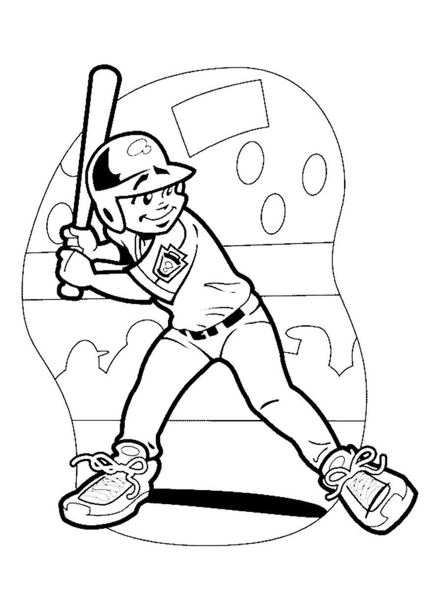 115 Softball Coloring Pages Printable 72