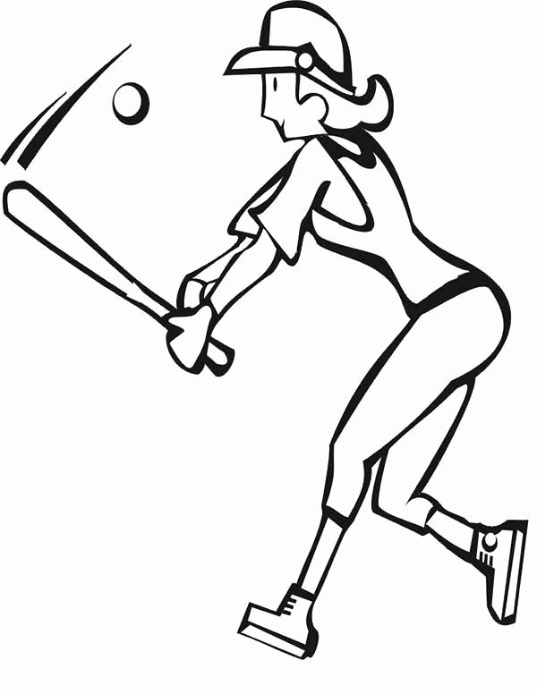 115 Softball Coloring Pages Printable 83