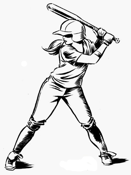 115 Softball Coloring Pages Printable 97