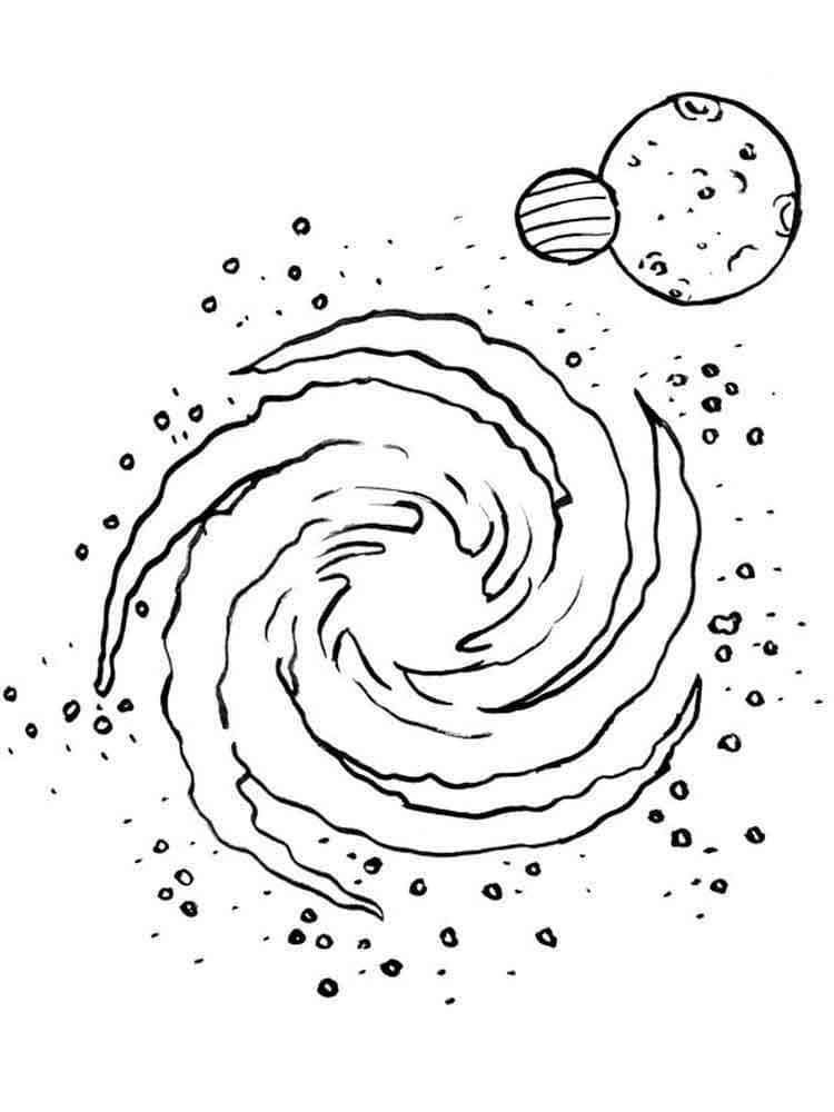 117 Galaxy Coloring Pages Printable 105