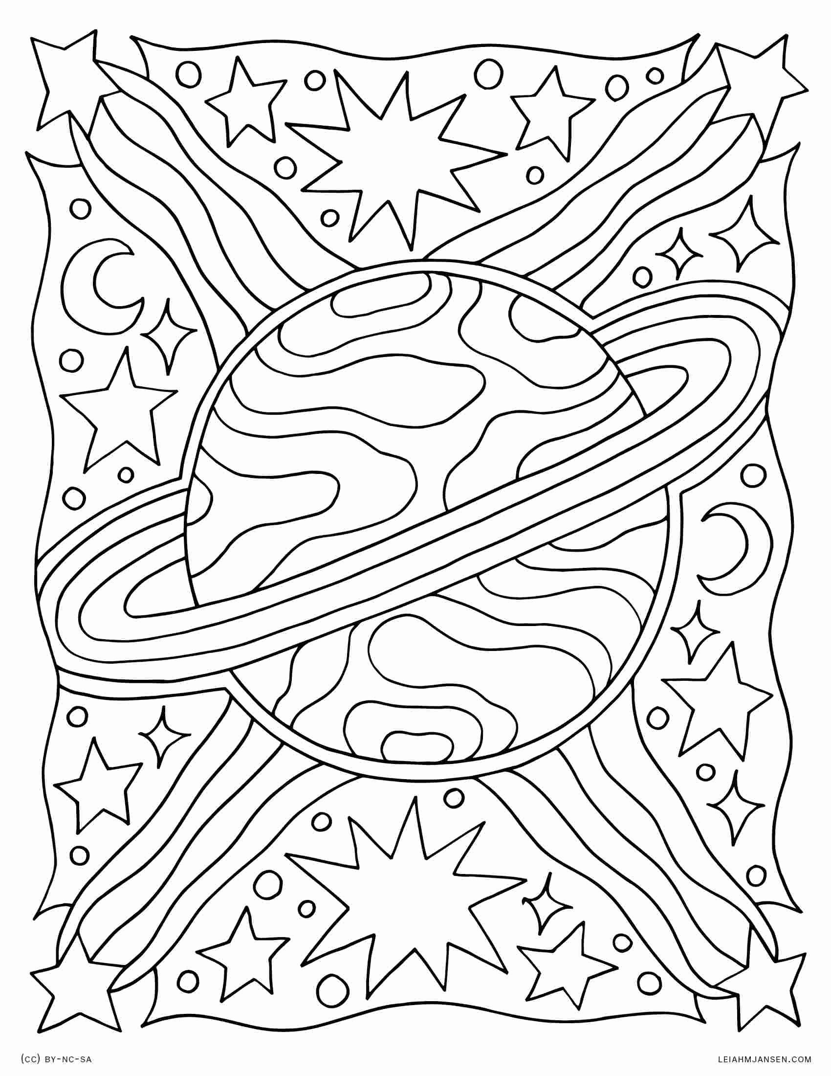 117 Galaxy Coloring Pages Printable 13