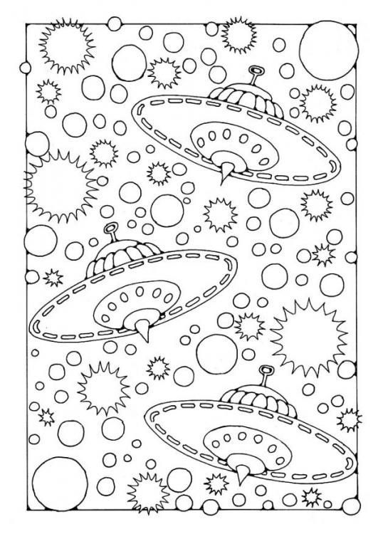 117 Galaxy Coloring Pages Printable 15