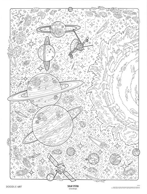 117 Galaxy Coloring Pages Printable 42